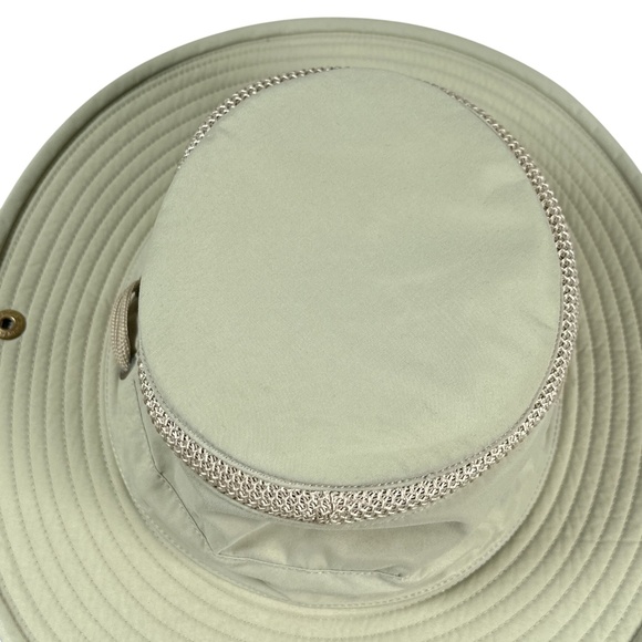 Tilley Airflo LTM3 Nylon Tan Made in Canada Hiking Brim Sun Hat Unisex 7 3/4 - Picture 4 of 13